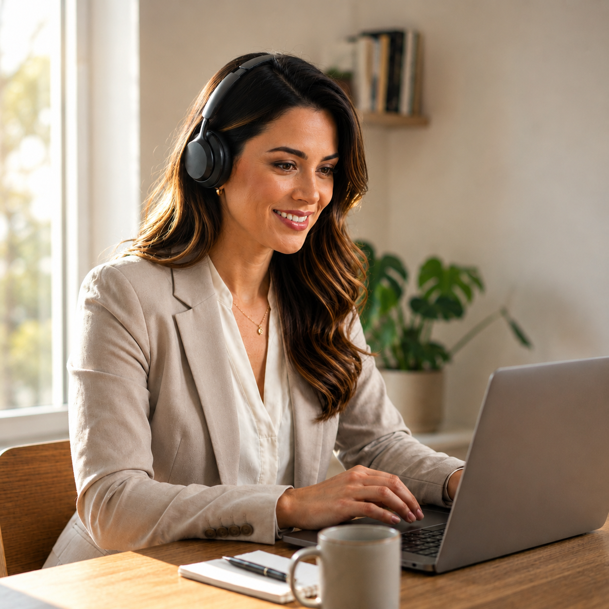 Noem onboarding specialist on a video call with a customer
